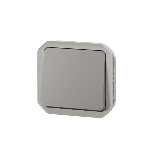 Vignette 2 produit Interrupteur ou va-et-vient 10AX 250V Plexo composable gris | Ref : 069511L