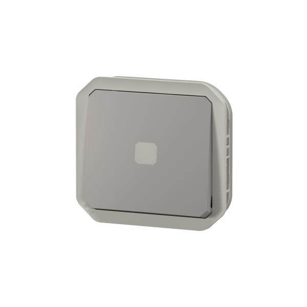 Vignette 2 produit Interrupteur ou va-et-vient tmoin sans Neutre 4AX 250V Plexo composable gris | Ref : 069515L