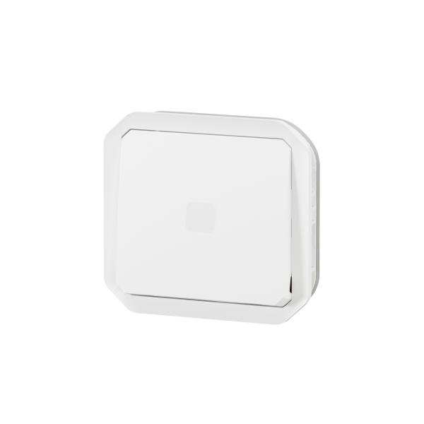 Vignette 2 produit Interrupteur temporis lumineux Plexo composable blanc | Ref : 069604L