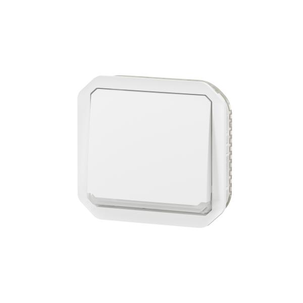 Vignette 2 produit Interrupteur ou va-et-vient lumineux 10AX 250V Plexo composable blanc | Ref : 069613L