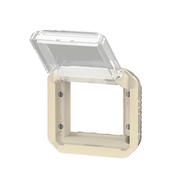 Vignette 2 produit Adaptateur Plexo  volet transparent pour Mosaic - composable sable | Ref : 069838L