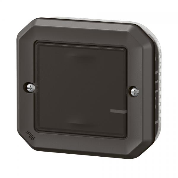 Vignette 2 produit Interrupteur connecté sans Neutre Plexo with Netatmo composable anthracite | Ref : 069895L