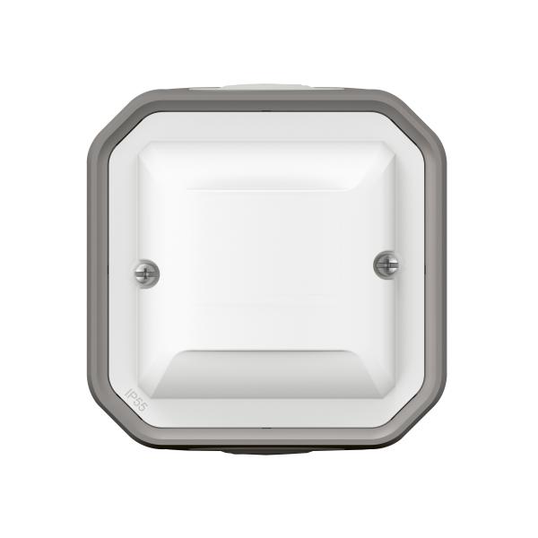 Vignette 2 produit Dtecteur mural Plexo sans Neutre 100W LED - composable Gris | Ref : 070011A