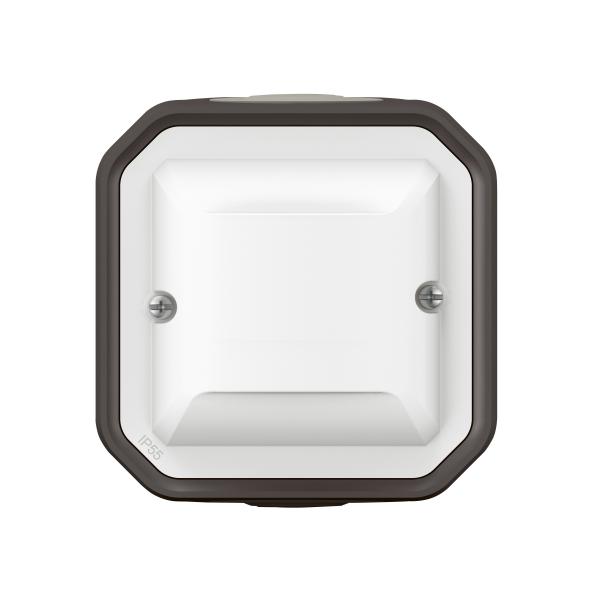 Vignette 2 produit Dtecteur mural Plexo sans Neutre 100W LED - complet Anthracite | Ref : 070063A