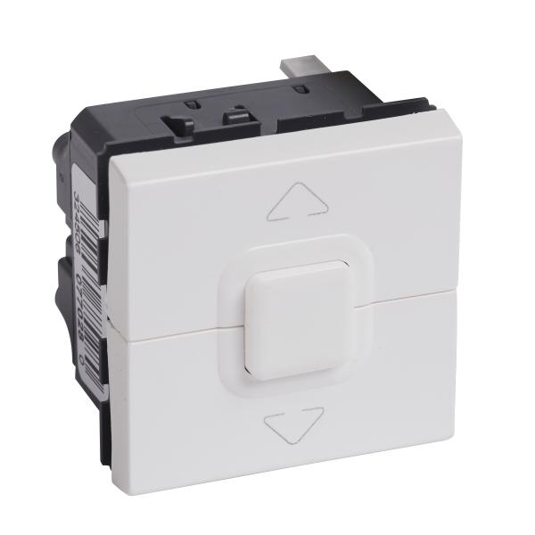 Vignette 2 produit Poussoir 500W maximum Mosaic pour 1 ou plusieurs volets roulants  -  blanc | Ref : 077028