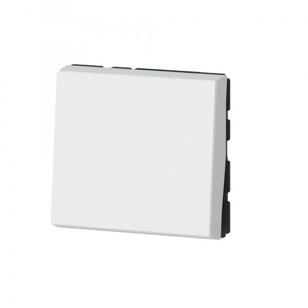 Vignette 2 produit poussoir ou inverseur 6a 2 modules evoled blanc | Ref : 077040L