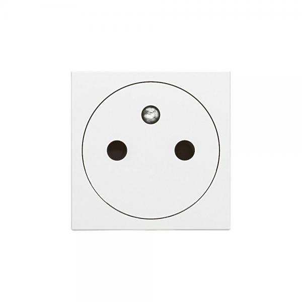 Vignette 2 produit Prise 2P+T Surface Mosaic 2 modules avec connexion bornes automatiques - blanc | Ref : 077111L