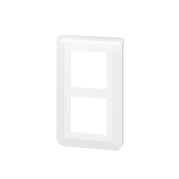 Vignette 2 produit Plaque de finition verticale spéciale rénovation Mosaic pour 2x2 modules blanc | Ref : 078854L