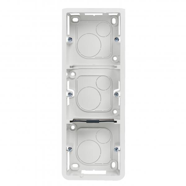 Vignette 2 produit Cadre saillie profondeur 40mm Mosaic pour 3x2 modules vertical et support référence 080253 | Ref : 080283