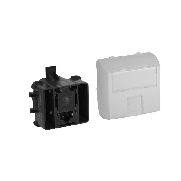 Vignette 2 produit Prise RJ45 catgorie5e FTP 9 contacts Appareillage saillie composable  -  blanc | Ref : 086161