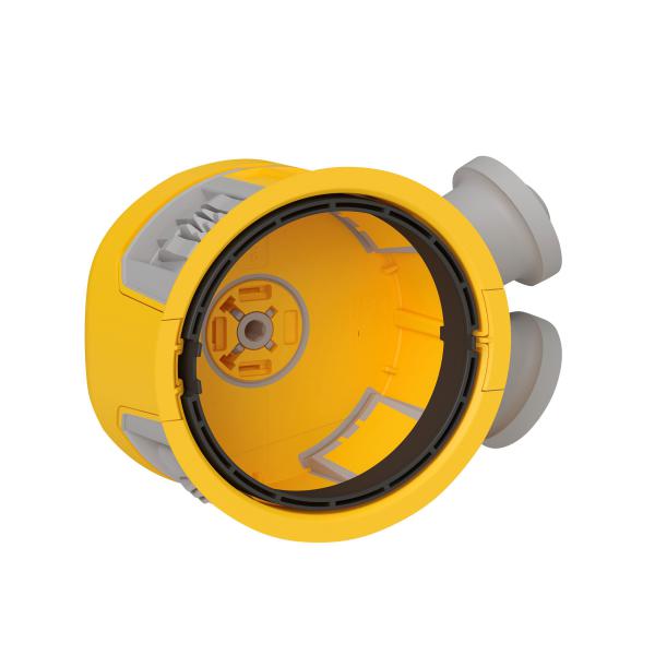 Vignette 2 produit Bote Modul'up pour faux plafond diamtre 80mm profondeur 50mm avec 2 entres 20mm connexion sans ou | Ref : 088500