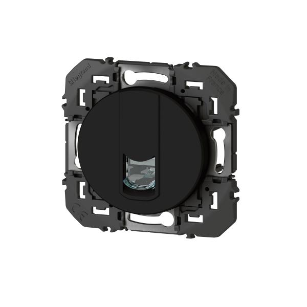 Vignette 2 produit Prise blinde RJ45 catgorie 6 STP dooxie finition noir - sachet | Ref : 095285