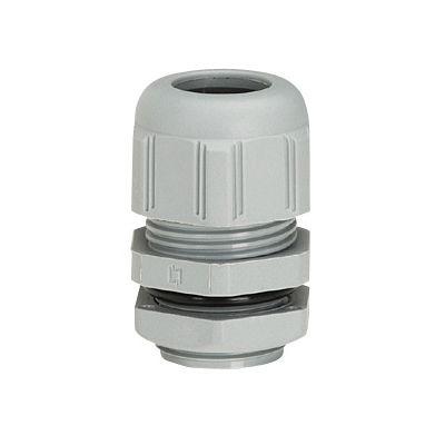 Vignette 2 produit Presse - étoupe plastique IP68 ISO25 RAL7001 | Ref : 098005