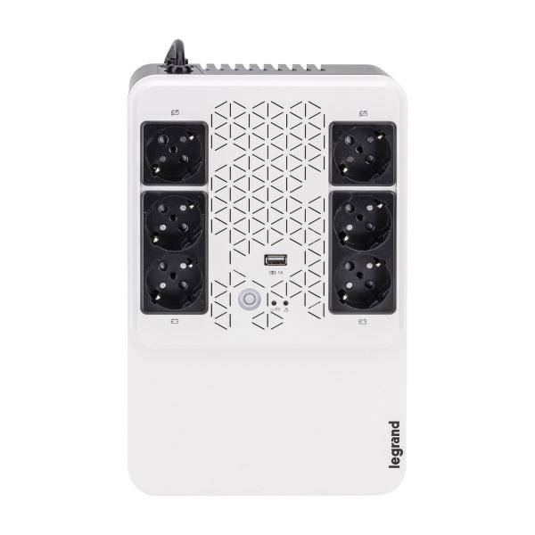Vignette 2 produit Onduleur Keor multiplug avec 6 prises de courant 2P+T et disjoncteur intgr  -  600VA 360W  -  autonomie 10  15 minutes | Ref : 310083