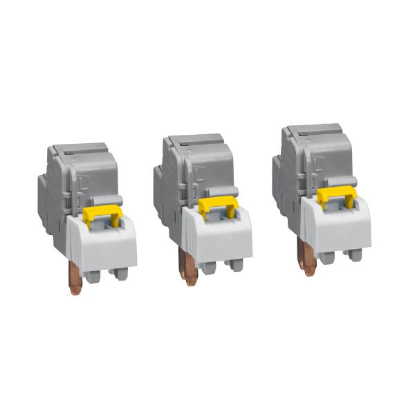 Vignette 2 produit Borne de raccordement pour disjoncteur DX³ 3P+N à connexion automatique - section 6mm² à 25mm² - IP2X | Ref : 405206