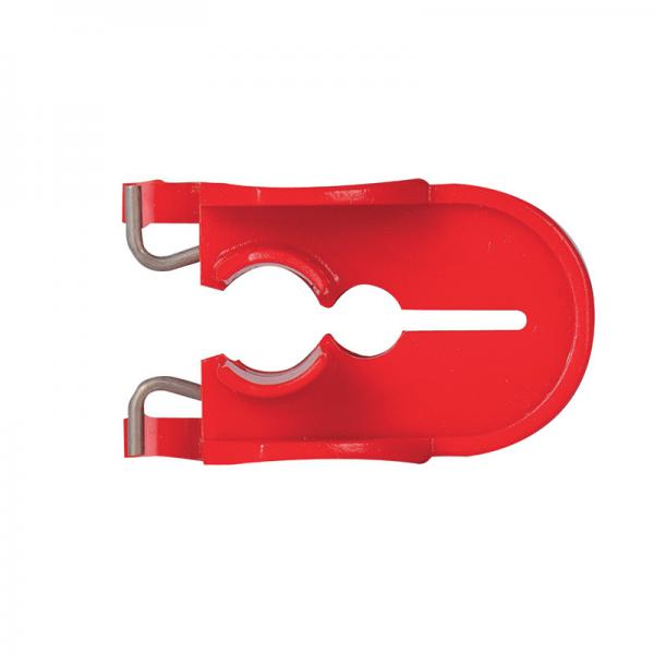 Vignette 2 produit Support pour 1 cadenas 5mm ou 6mm pour appareils modulaires | Ref : 406303