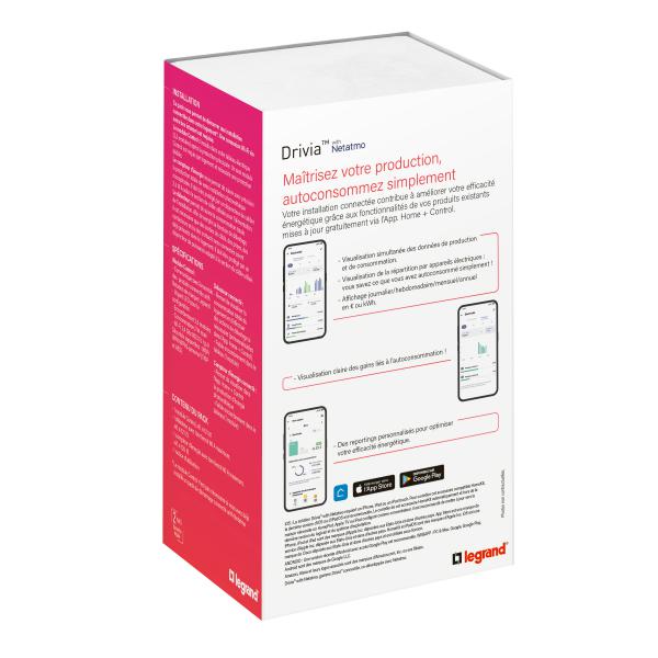 Vignette 2 produit Pack de démarrage Drivia with Netatmo - Mesurer sa production solaire | Ref : 412192