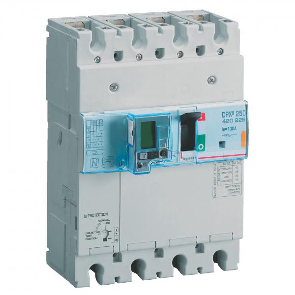 Vignette 2 produit Disjoncteur magntothermique diffrentiel DPX250 pouvoir de coupure 50kA 400V~  -  4P  -  250A | Ref : 420289