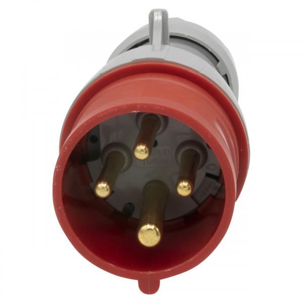 Vignette 2 produit Fiche mobile droite P17 IP44 16A  -  380V~  415V~  -  3P+T | Ref : 555128