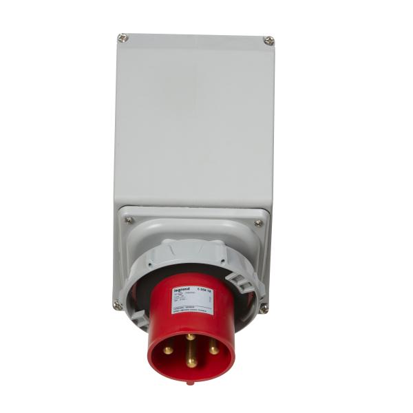 Vignette 2 produit Fiche inclinée P17 IP66/67 125A - 380V~ à 415V~ - 3P+T | Ref : 555618
