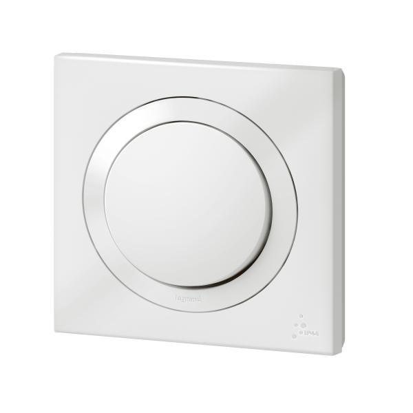 Vignette 2 produit Interrupteur ou va - et - vient dooxie IP44 10AX 250V~ livré avec plaque carrée blanche | Ref : 600013