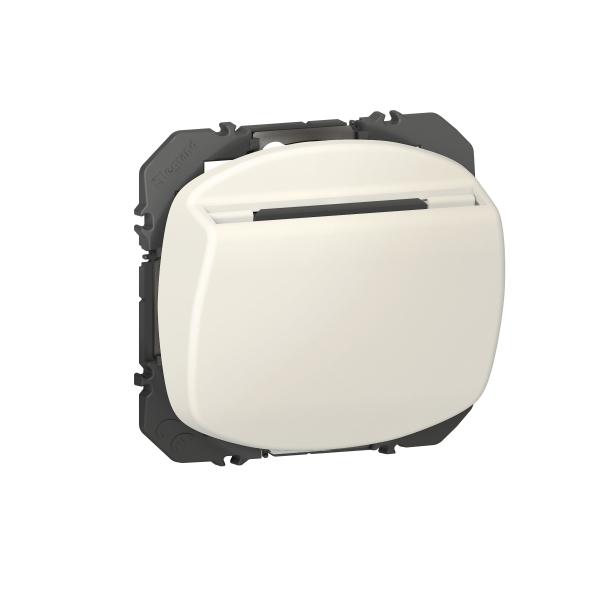 Vignette 2 produit Interrupteur  badge dooxie 10AX 250V~ finition blanc | Ref : 600033