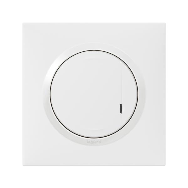 Vignette 2 produit Interrupteur filaire connecté avec option variateur dooxie with Netatmo sans neutre 5W à 300W + compensateur - blanc | Ref : 600081