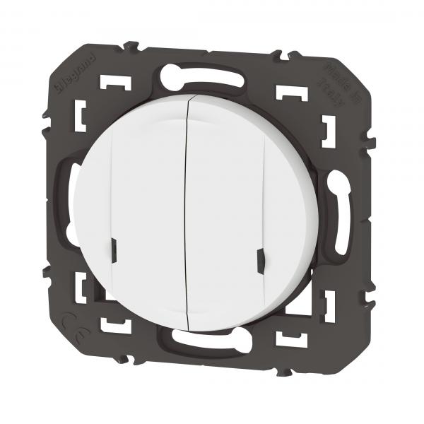 Vignette 2 produit Cde double sans fils pour clairage/prise dooxie with Netatmo sans plaque blanc | Ref : 600088A