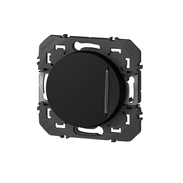 Vignette 2 produit Interrupteur ou va-et-vient avec voyant lumineux dooxie 10AX 250V~ - noir | Ref : 600211