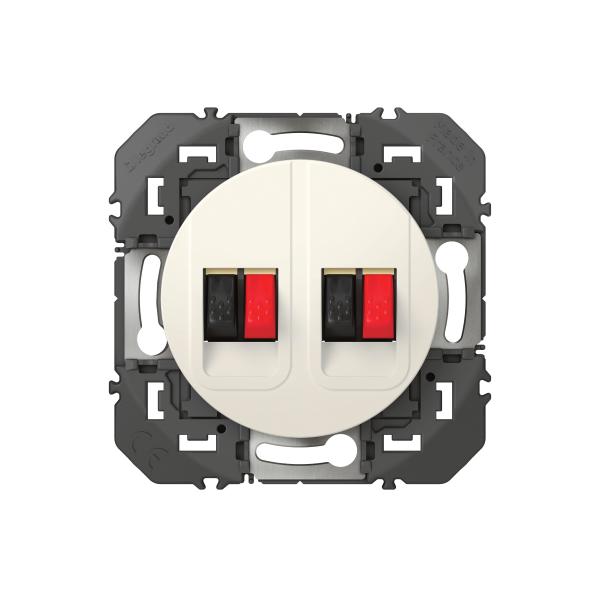 Vignette 2 produit Prise haut - parleur double dooxie finition blanc | Ref : 600382