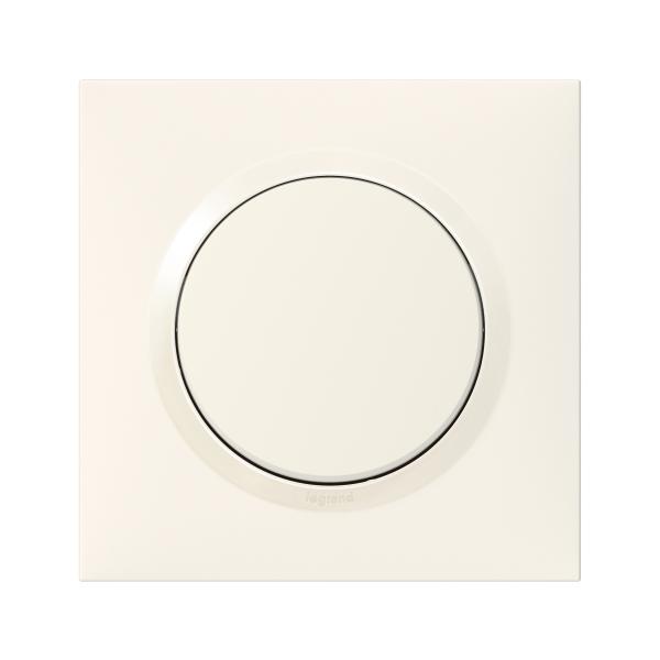Vignette 2 produit Poussoir dooxie one 6A 250V~ livr avec plaque carre blanche et griffes | Ref : 600705