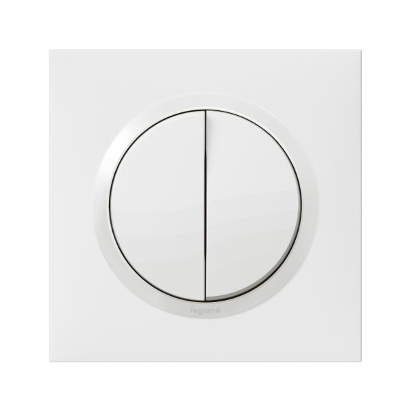 Vignette 2 produit Transformeur pour raliser 5 fonctions va - et - vient et poussoir dooxie one livr avec plaque carre blanche et griffes | Ref : 600731