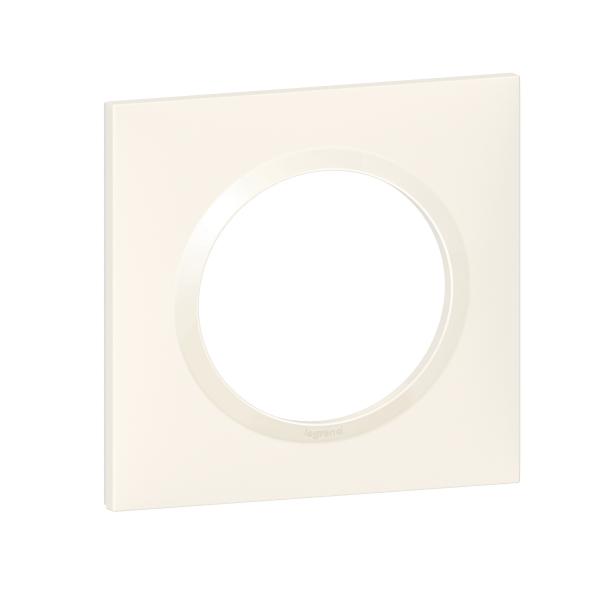 Vignette 2 produit Plaque carrée dooxie 1 poste finition blanc | Ref : 600801