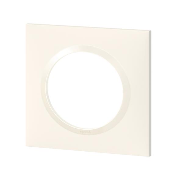 Vignette 2 produit Plaque carre dooxie 1 poste finition blanc | Ref : 600901