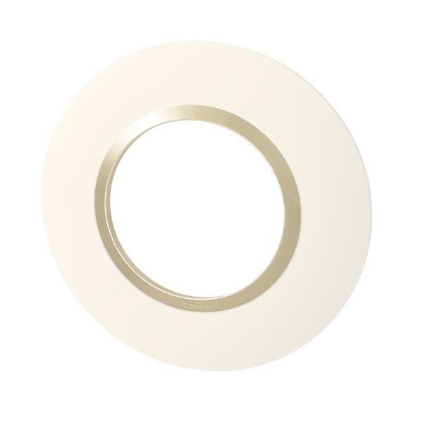 Vignette 2 produit Plaque ronde dooxie 1 poste finition dune | Ref : 600970