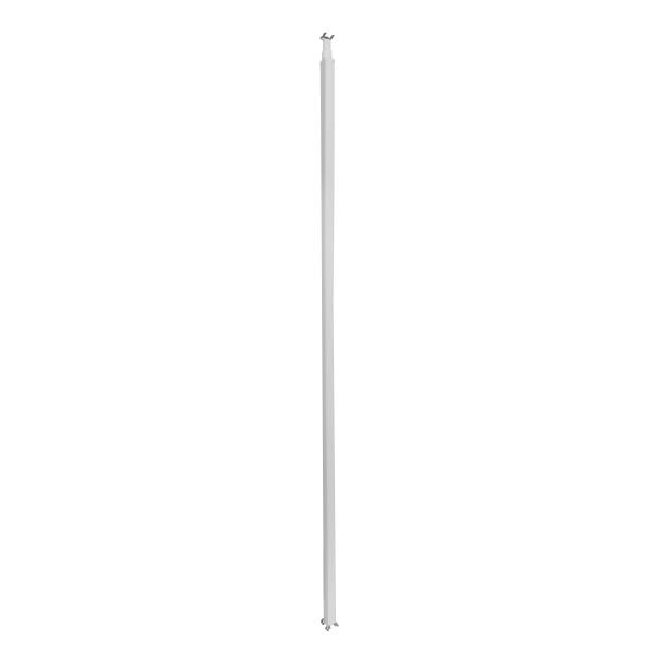 Vignette 2 produit Colonne � clippage direct 1 compartiment 2 faces hauteur 2,70m couvercle PVC et corps en alu � blanc RAL9003 | Ref : 653010