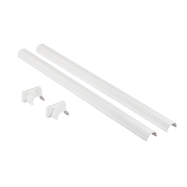 Vignette 2 produit Kit finition perche pour colonne 1 et 2 compartiments � blanc RAL 9003 | Ref : 653066