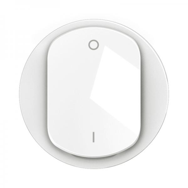 Vignette 2 produit Enjoliveur interrupteur bipolaire nouveau Cliane - Blanc | Ref : CB0020