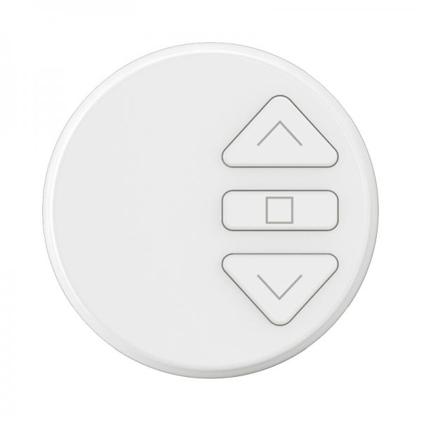 Vignette 2 produit Enjoliveur inter individuel de volets Radio Somfy nouveau Cliane - Blanc | Ref : CB0042