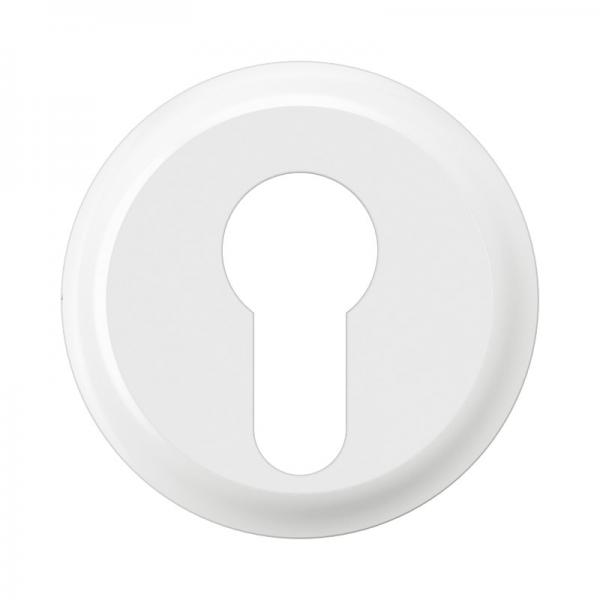 Vignette 2 produit Enjoliveur poussoir  cl 3 positions nouveau Cliane - Blanc | Ref : CB0072