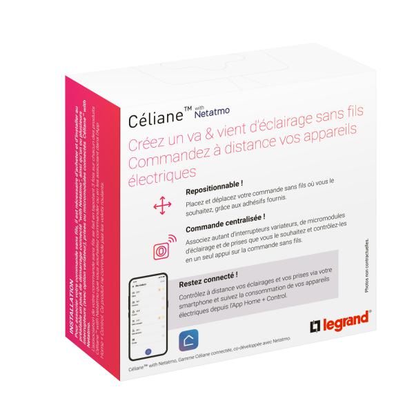 Vignette 2 produit Commande simple sans fils nouveau Cliane with Netatmo - Blanc | Ref : CB0402