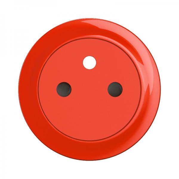 Vignette 2 produit Enjoliveur prise de courant Surface nouveau Cliane - rouge pour reprage | Ref : CB3111