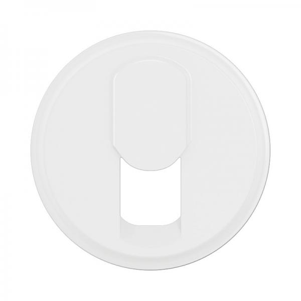 Vignette 2 produit Enjoliveur prise simple RJ45 nouveau Cliane - Blanc Antimicrobien | Ref : CB8027