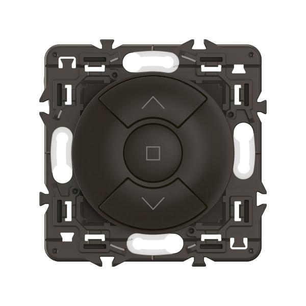 Vignette 2 produit Poussoir volets roulants nouveau Cliane commande botier d'automatisme - prmont Noir | Ref : CE0044