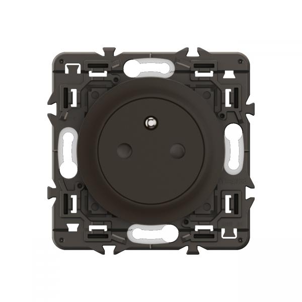 Vignette 2 produit Prise 2P+T nouveau Cliane Surface Confort - bornes automatiques - prmonte Noir | Ref : CE0111