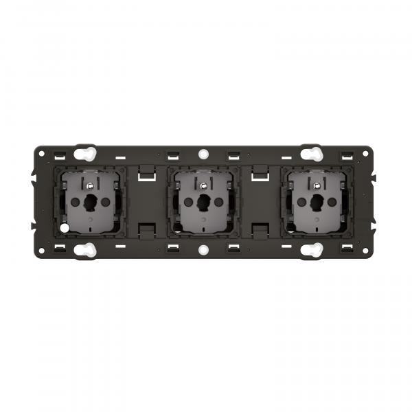 Vignette 2 produit Prise 3x2P+T nouveau Cliane prcble - connexion  bornes automatiques | Ref : CM0113