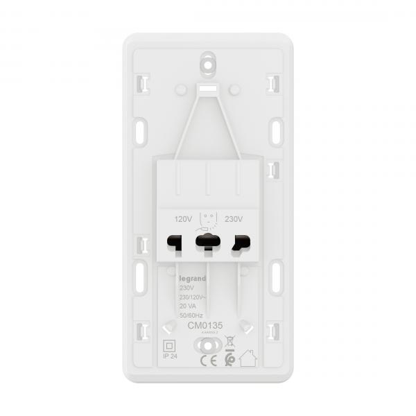 Vignette 2 produit Prise rasoir nouveau Cliane - connexion  bornes automatiques | Ref : CM0135