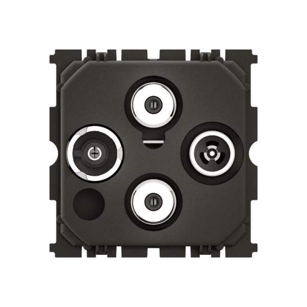 Vignette 2 produit Prise tlvision TV-R-SAT/SAT nouveau Cliane 2 cbles | Ref : CM0393