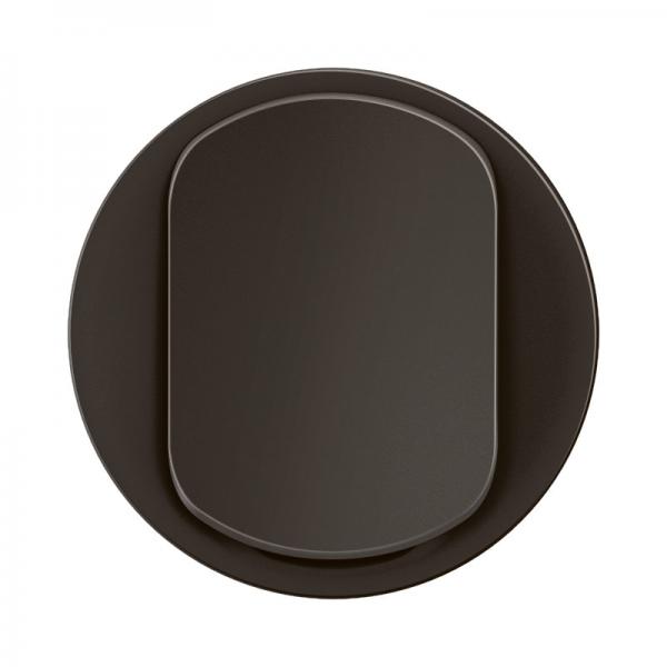 Vignette 2 produit Enjoliveur interrupteur et ou va-et-vient nouveau Cliane - Noir | Ref : CN0001