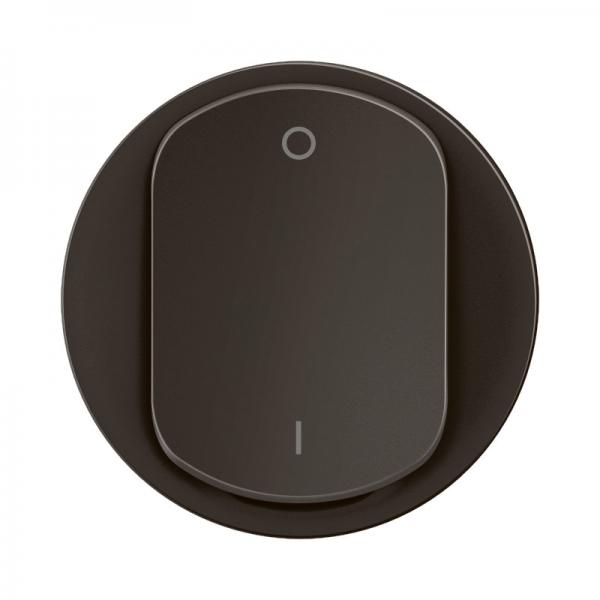 Vignette 2 produit Enjoliveur interrupteur bipolaire nouveau Céliane - Noir | Ref : CN0020